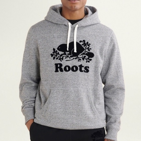 Roots salt and pepper mens extra small hoodie 🤍🖤 - Picture 1 of 4